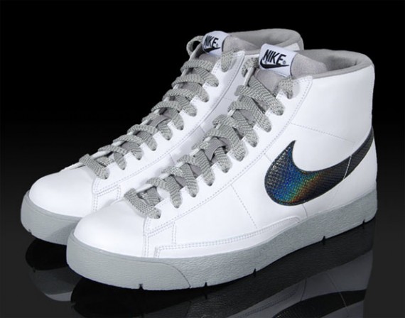 Nike Super Blazer Hi – White/Grey/Metallic Snake