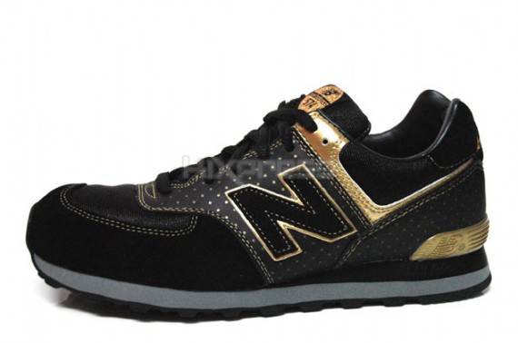 New Balance M574 Polka Dot Pack - Black - Gold