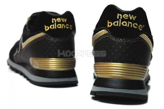 New Balance M574 Polka Dot Pack - Black - Gold