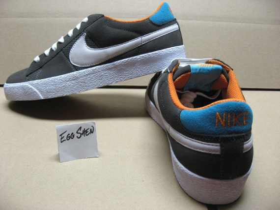 Nike Blazer SB Low - Grey/Newsprint