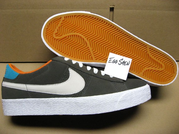 Nike Blazer SB Low - Grey/Newsprint