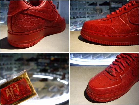 Nike Air Force 1 iD - Red Croc