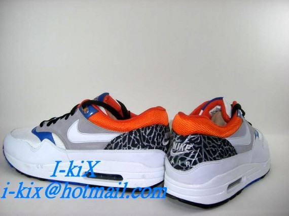 Nike Air Max 1 - Football Friendly - White/Blue/Cement