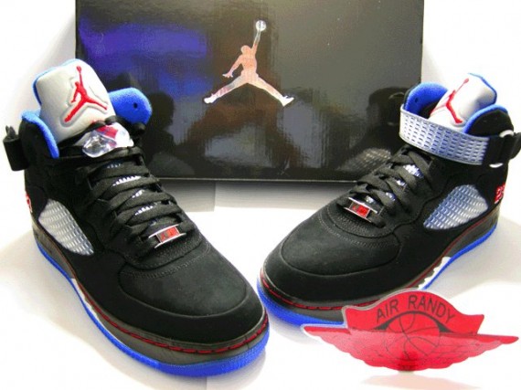 Air Jordan Force V (5) Fusion - Black - Varsity Blue - Blue Ribbon