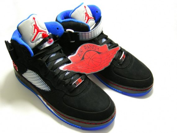 Air Jordan Force V (5) Fusion - Black - Varsity Blue - Blue Ribbon