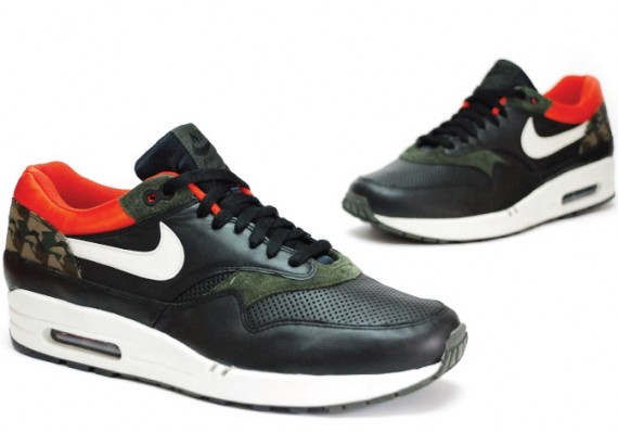 Nike Air Max 1 - Football Friendly - Black-Dark Army