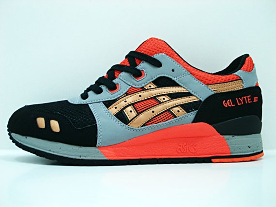 Asics Gel Lyte III - Black - Orange