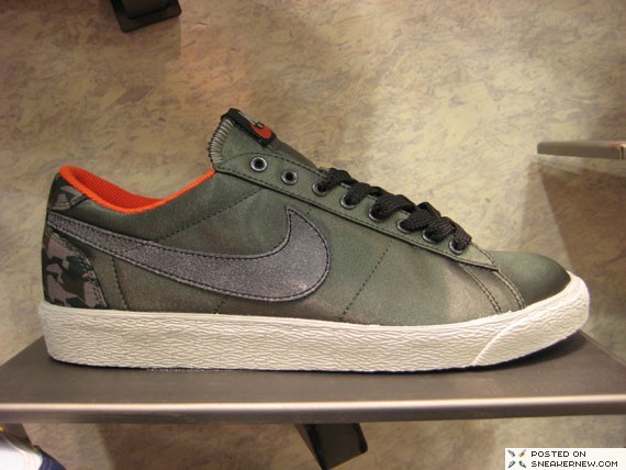 Nike Blazer Low - Satin - Camo