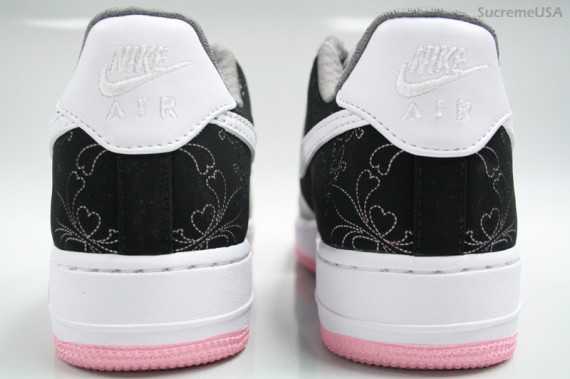 Nike Air Force 1 WMNS - Floral - Black - Pink - Grey