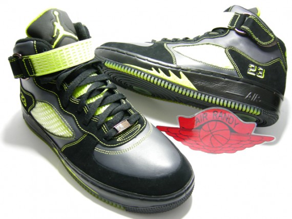 Air Jordan Force V (AJF 5) Fusion – Stealth/Bright Cactus