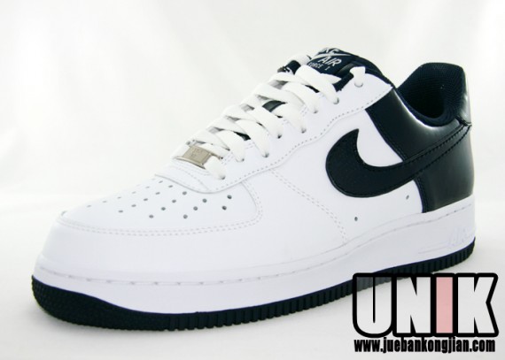 Nike Air Force 1 White Black Patent2