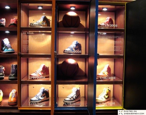 Nike Be True Display at ALIFE - Vintage Dunks & Terminators