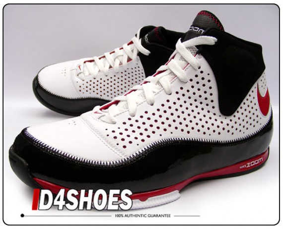 Nike Zoom Bb Ii White Black Red