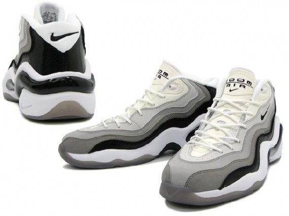 Nike Zoom Flight 96 - White-Black-Neutral Grey