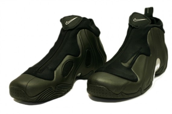 Nike Air Flightposite Retro - Black - Metallic Silver