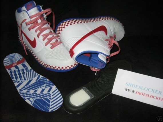 Nike Dunk High Supreme Red Checker Sample