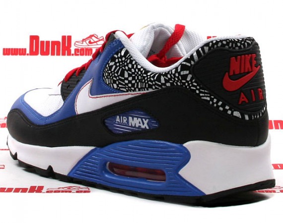 Nike Air Max 90 - Black - White - Royal