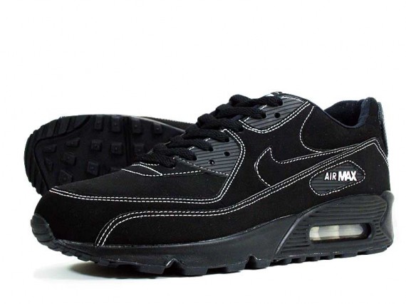 Nike Air Max 90 - Black/Black/White - Now Available