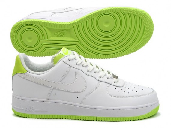 Nike Air Force 1 Low -  White - Volt