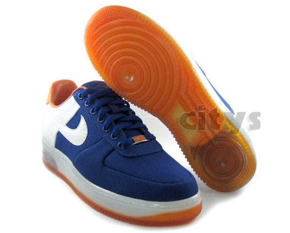 Nike Air Force 1 Canvas Supreme Max Air – NY Teams Pack – Knicks – DJ Clark Kent