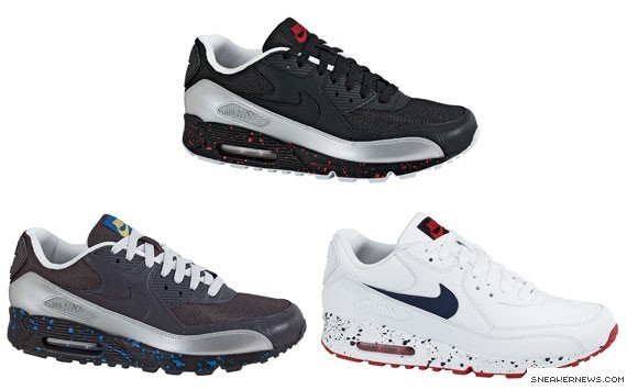 Nike Air Max 90 – Paint Splatter Sole Pack (Euro Champs)