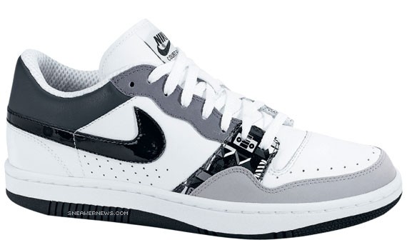 Nike Court Force Low – White – Black – Cool Grey