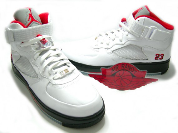 Air Jordan Force V (AJF 5) Fusion – White/Black/Varsity Red – “23”