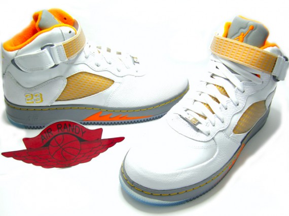 Air Jordan Force V (AJF 5) Fusion – White/Orange Peel