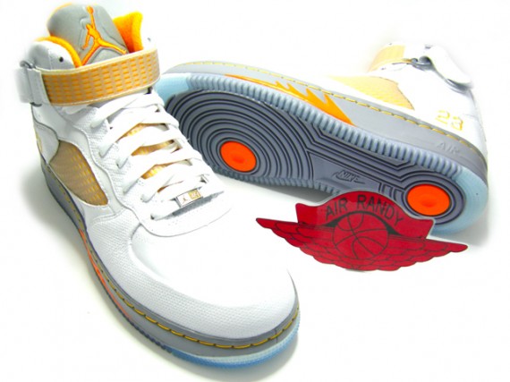 Jordan V Fusion White Orange Peel 2