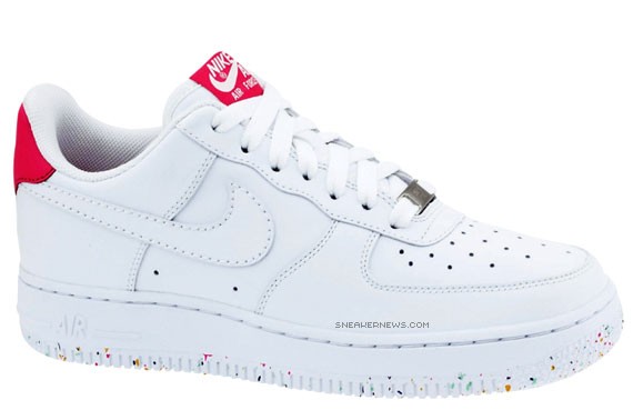 Nike Air Force 1 Low WMNS - White - Cherry