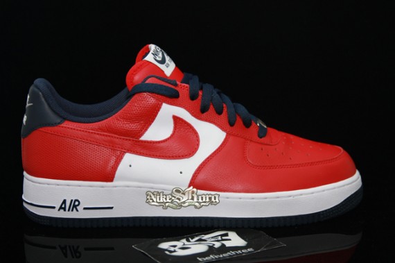 Nike Air Force 1 - Red - White - Black