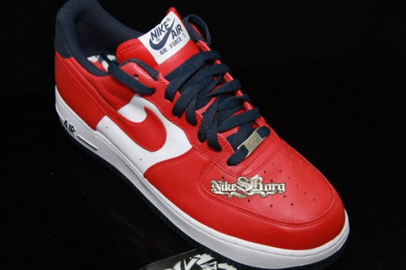 Nike Air Force 1 - Red - White - Black