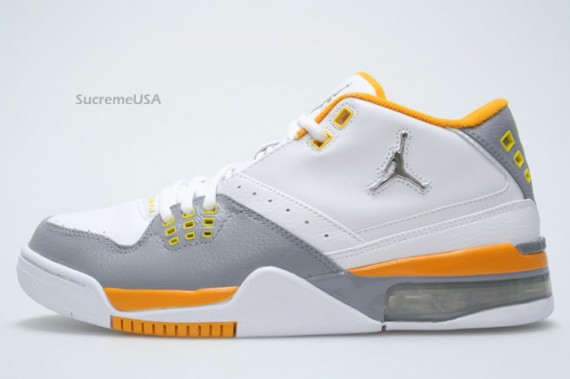 Air Jordan Flight 23 – White – Stealth – Orange Peel