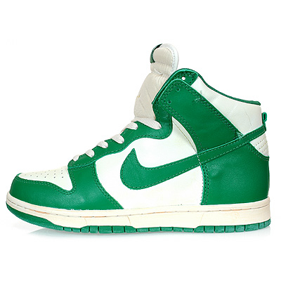 Nike Dunk High Vintage – White – Green – Celtics