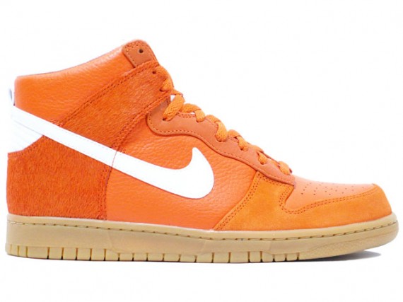 Nike Dunk High Premium ’08 – Orange/White/Gum