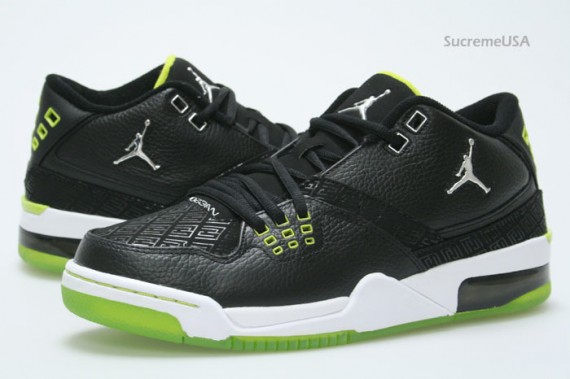 Air Jordan - Flight 23 - Black - Bright Cactus