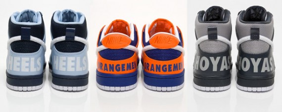 Nike Rivalry Dunk Pack - Orangemen, Tar Heels, Hoya