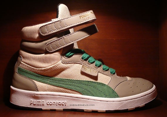 Puma Sky II Hi - Khaki - Green