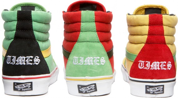 Vans Sk8 Hi x Supreme x Bad Brains