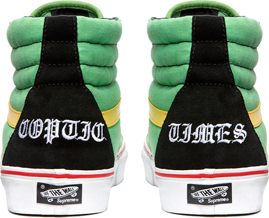 Vans Sk8 Hi x Supreme x Bad Brains