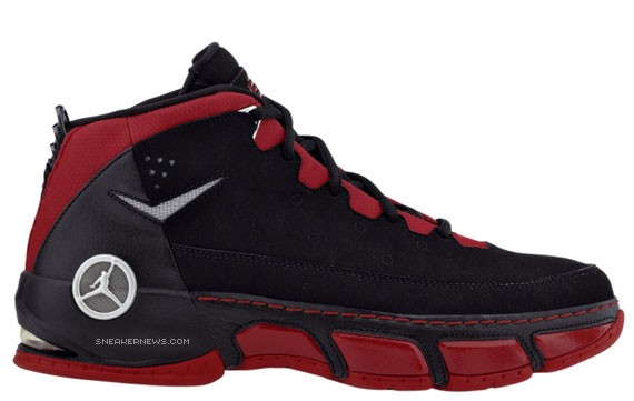 Air Jordan CP (Chris Paul) - Black Red + White Red