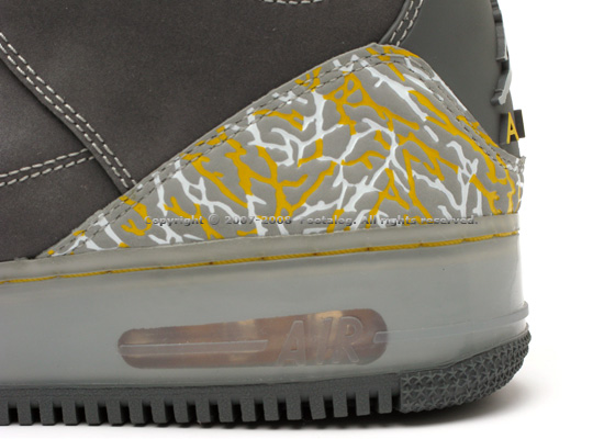 Air Jordan Force III (3) Fusion - Flint Grey - Varsity Maize - Silver