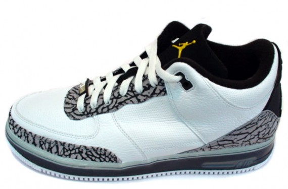 Air Jordan Force III (AJF 3) - White - Black - Varsity Maize