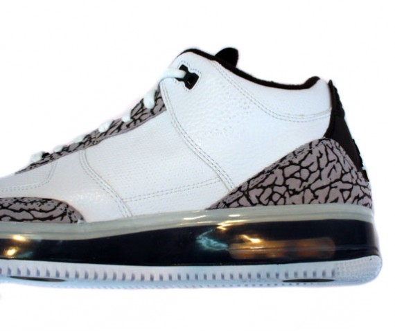 Air Jordan Force Fusion III - White - Black