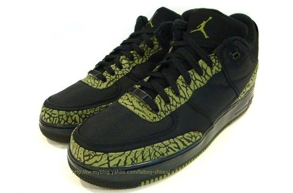 Air Jordan Force III (AJF 3) Fusion – Black – Scenery Green