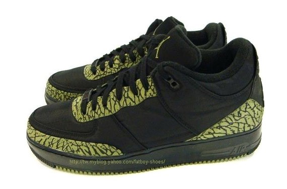 Air Jordan Force III (AJF 3) Black - Scenery Green