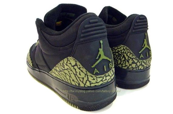 Air Jordan Force III (AJF 3) Black - Scenery Green