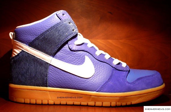 Nike Dunk High Be True - Blue - Horse Hair - Gum