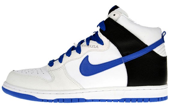 Nike Dunk High Summer 08 - White - Black - Vasrity Royal