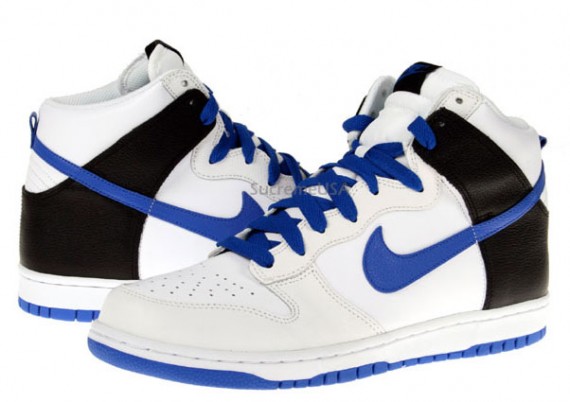 Nike Dunk High Summer 08 - White - Black - Vasrity Royal